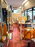 Interieur van een Irisbus Citelis.