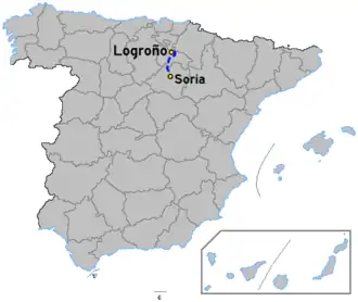 Autovía Logroño al Limite Provincial de Navarra