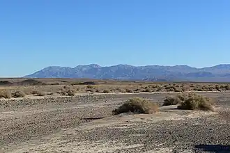 De Avawatz Mountains gezien vanuit het noorden.
