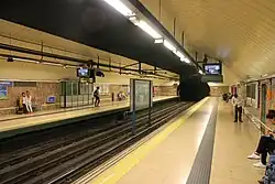 Sporen en perrons van lijn 4