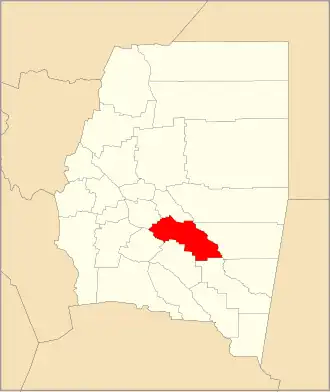 Kaart van departement