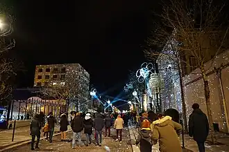 De laan tijdens de Habits de Lumière (2021).