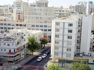 De Cypriotische hoofdstad Nicosia.