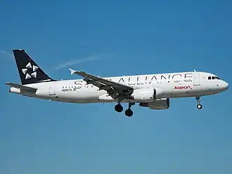 Airbus A320-200 in Star Alliance-kleuren