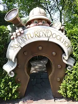 Sleutelgat bij de ingang