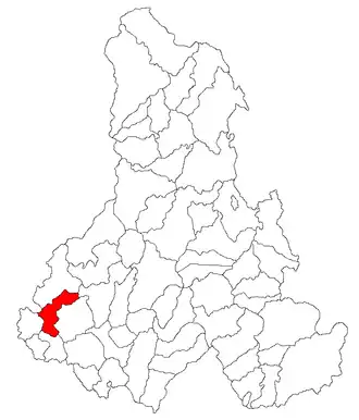 Kaart van Avrămești