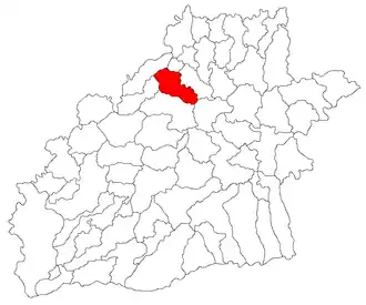 Kaart van Axente Sever