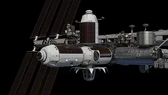 Axiom modules verbonden aan het ISS (voorstel)