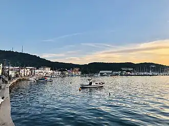 De haven van Ayvalik