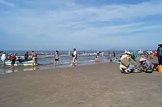 Het strand in Long Hải.