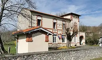 Het gemeentehuis van Bédeille