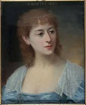 Portret van Julia Bartet