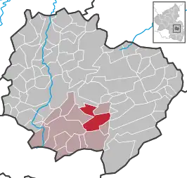 Kaart van Börrstadt