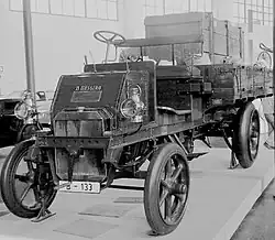 De eerste Büssing-vrachtwagen uit 1903