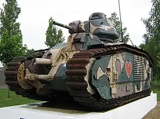 Char B1 bis te Mourmelon