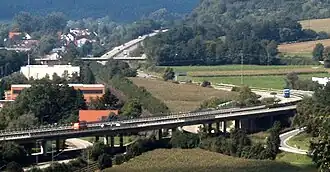 Bundesstraße 29 bij Waldhausen