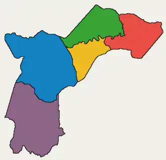 Districten binnen Banabuiú