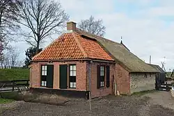 Vissershuis van Heeringa; weer opgebouwd in het Zuiderzeebuitenmuseum Enkhuizen