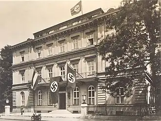 Braunes Haus locatie van de Partijkanselarij.