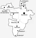 Stadsdelen van Bad Berka