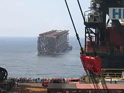 Lancering van de Benguela Belize basistoren (3/16)