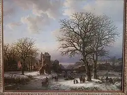 B.C. Koekkoek, winterlandschap