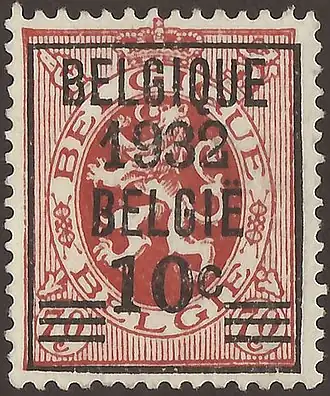Voorafstempeling België (1932)