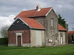 Voormalig station van Beugny in 2017