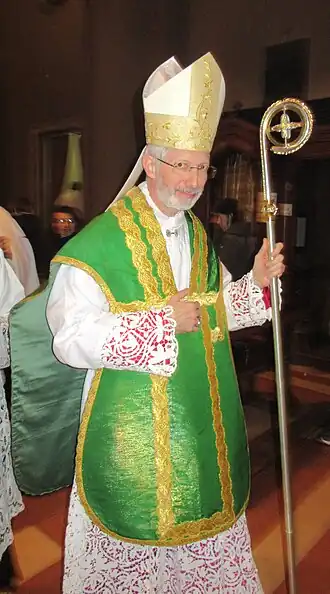 Bisschop Guido Marini in 2024