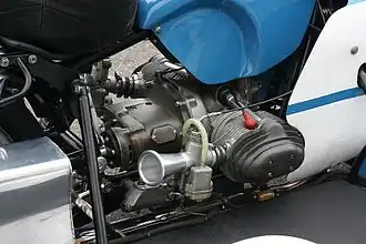 De BMW RS 54-motor dateerde van 1954, maar werd nog steeds doorontwikkeld.
