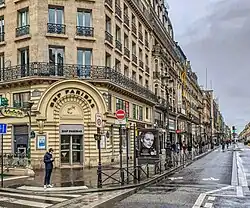 Nabij metrostation Châtelet