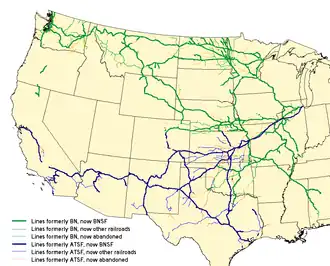 BN in het groen, vlak voor de fusie met de Santa Fe.