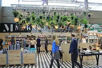 Een stand op de Boekenbeurs van Antwerpen in 2017