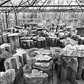 Opslag bouwfragmenten in 1988