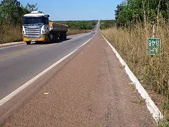 De BR-153 in Fortaleza do Tabocão, TO