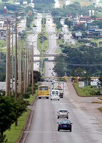 De BR-450 in Candangolândia (DF)