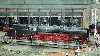 03 001 tijdens Dampflokfest 2000 in Dresden