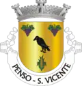 Vlag van São Vicente do Penso