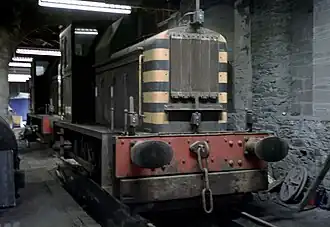 01002 in de loods te Holyhead Breakwater