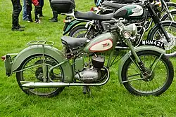 BSA Bantam D1 uit 1955.