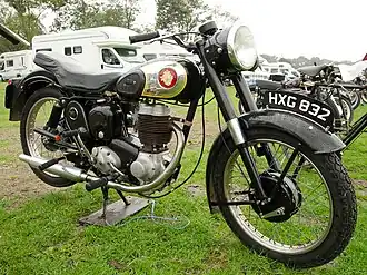 BSA C12 uit 1957