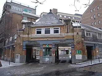 Ingang aan de Hoogstraat