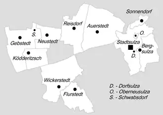 Kaart van Ködderitzsch