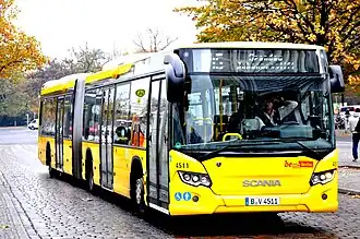 Berliner Verkehrsbetriebe (BVG) bus 4511 bij Zoologische Garten te Berlijn