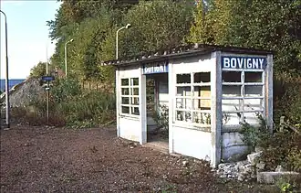 De abri van Bovigny in 1990