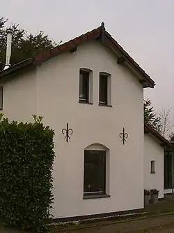 Baanwachtershuisje bij de spoorbrug van Cuijk