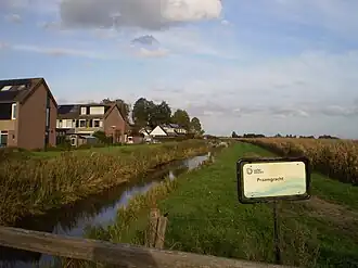 Vanaf het bruggetje naar het Breemeentje