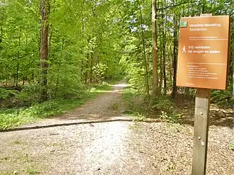 in noordelijke richting