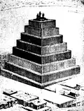 Ziggoerat, een Babylonische tempeltoren