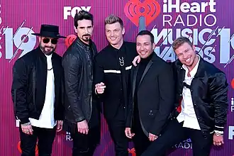 Backstreet Boys tijdens de iHeartRadio Music Awards (2019)